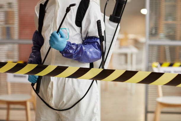 Professional Biohazard technician working in Skidmore, TX